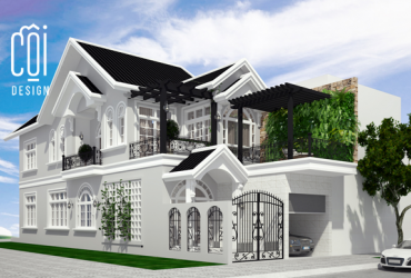 Thiết kế Nhà tân cổ điển công ty kiến trúc Đà Nẵng