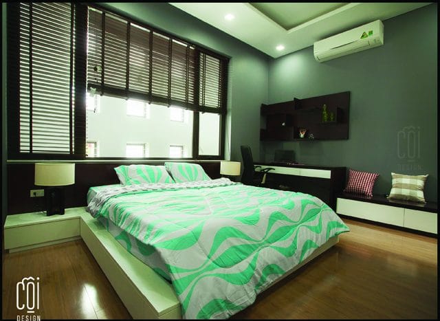 Mẫu thiết kế phòng ngủ căn hộ chung cư hiện đại