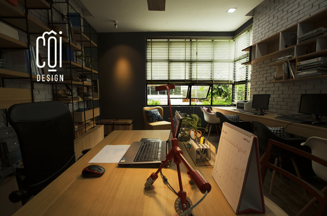 Không gian thiết kế nội thất văn phòng hiện đại của Cội Design - 02 Phan Thanh, Đà Nẵng.