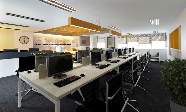 Thiết kế thi công nội thất văn phòng đẹp, hiện đại và sáng tạo